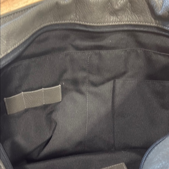 Coach Grey Tote Shoulder bag Carry On Luggage Pebble Leather - Picture 4 of 10